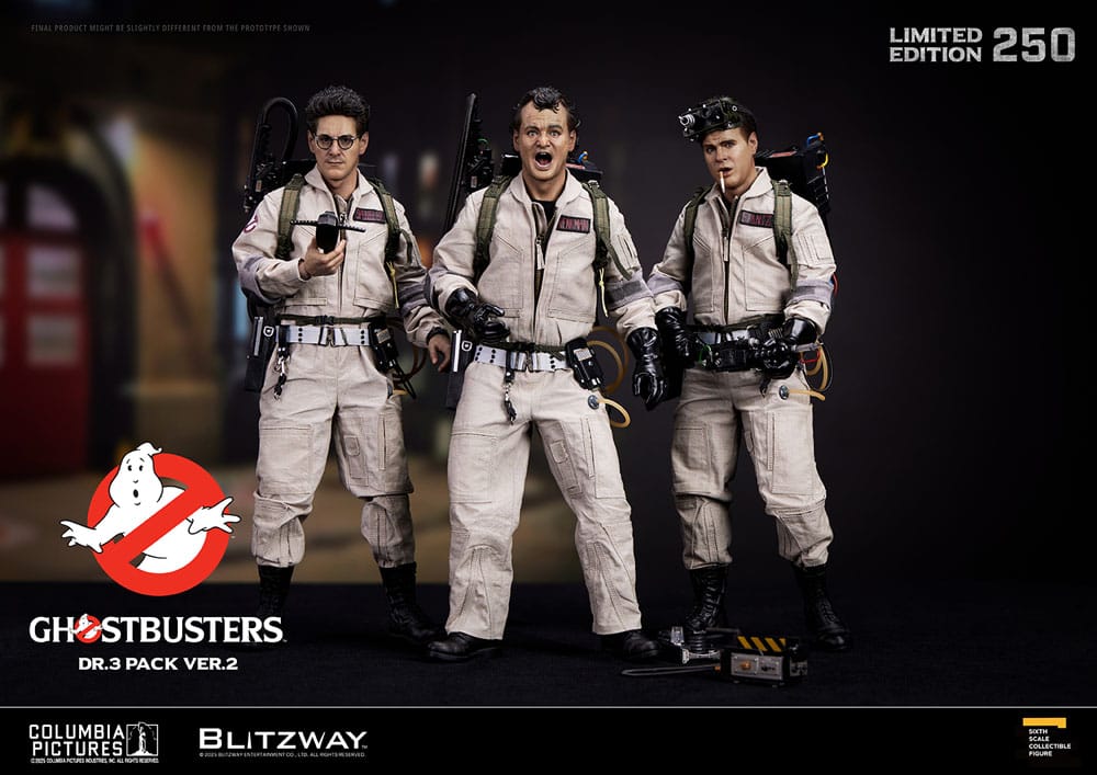 Los Cazafantasmas Pack de 3 Figuras Premium UMS 1/6 Venkman, Stantz, Spengler Ver. 2 31 cm