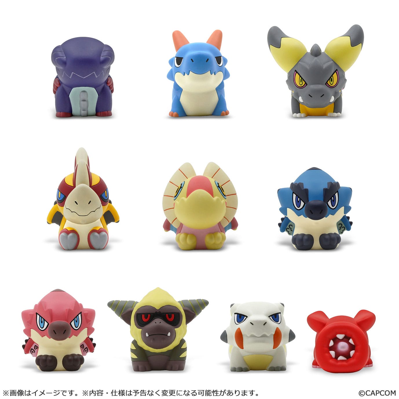 Monster Hunter Figure Builder Minifiguras 3 - 5 cm Finger Puppet Monster Hunter Vol. 2 (10)