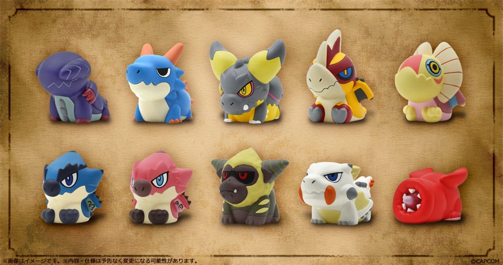 Monster Hunter Figure Builder Minifiguras 3 - 5 cm Finger Puppet Monster Hunter Vol. 2 (10)