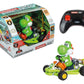 Super Mario Kart coche teledirigido RC 1/18 2,4 GHz Pipe Kart Yoshi