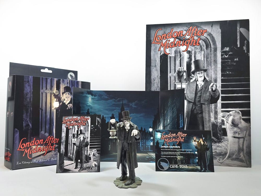 London After Midnight Estatua a 1/10 Lon Chaney Black & White Ver. 16 cm