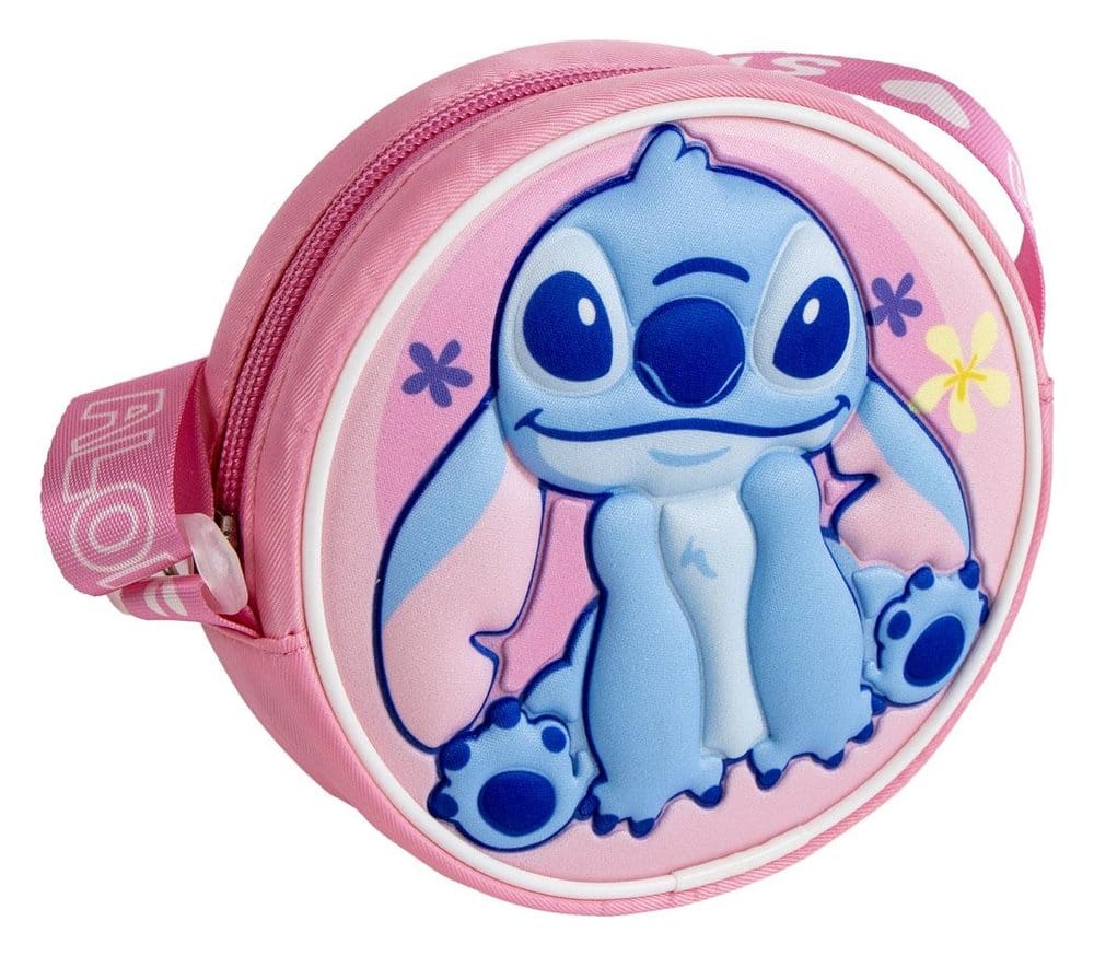 Lilo & Stitch Bolso de hombro 3D Stitch 14 x 16 x 3 cm
