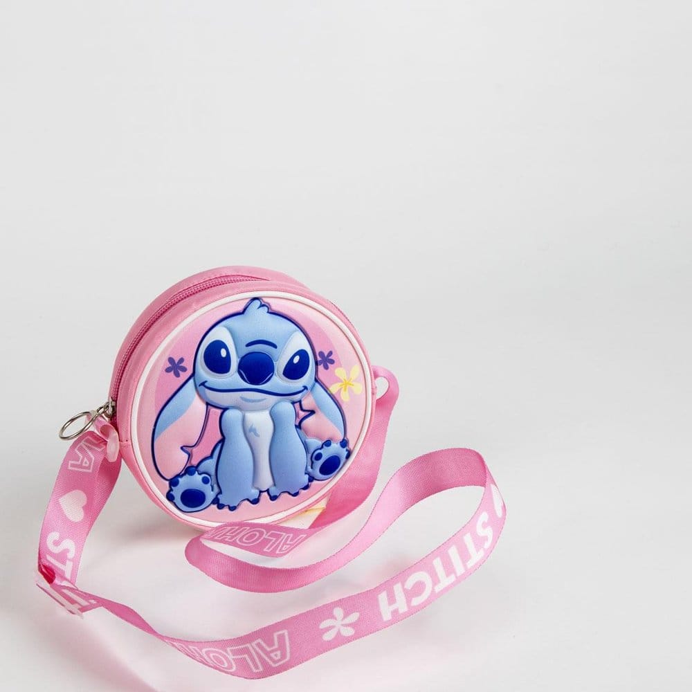 Lilo & Stitch Bolso de hombro 3D Stitch 14 x 16 x 3 cm