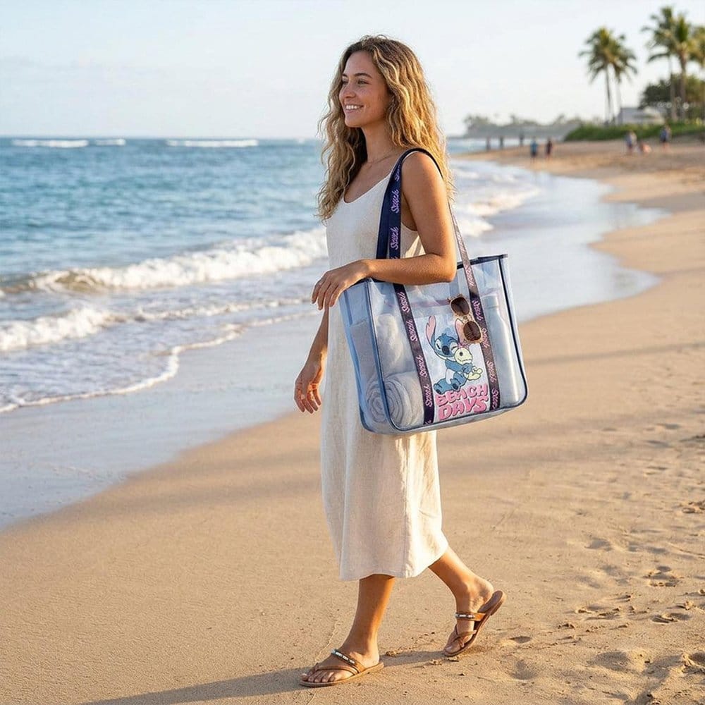 Lilo & Stitch Bolsa de playa Premium Stitch 41 x 45 x 2 cm