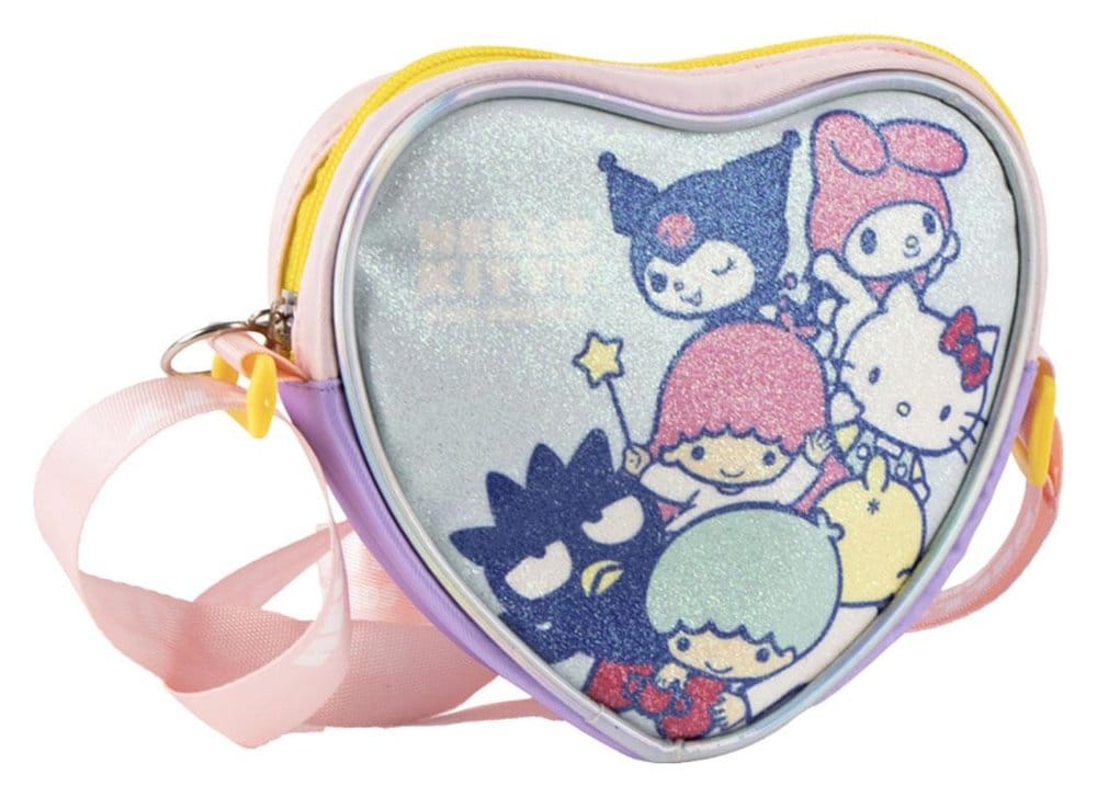 Sanrio Bolso de hombro Hello Kitty Heart 14 x 15 x 4 cm
