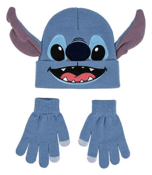 Lilo & Stitch Set de 2 Beanie & Guantes Stitch