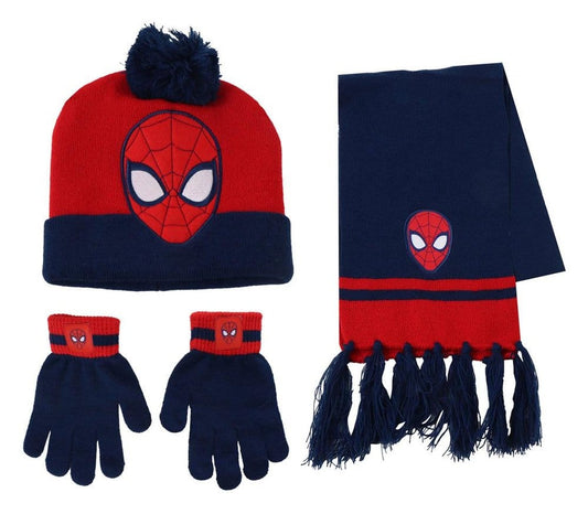 Marvel Set de 3 Beanie, Bufanda & Guantes Spider-Man