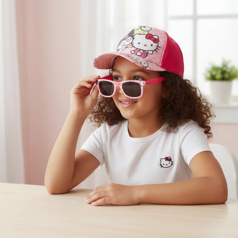 Sanrio Gorra & Gafas de Sol Set Hello Kitty B 53 cm