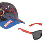 Marvel Gorra & Gafas de Sol Set Spider-Man Miles 53 cm