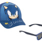 Sonic The Hedgehog Gorra Béisbol & Gafas de Sol Set 53 cm