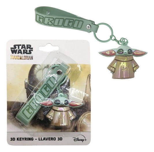 Star Wars Llavero 3D The Mandalorian Grogu