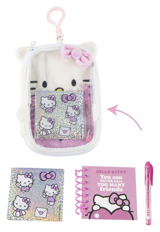 Sanrio Set de Papelería de Peluche Hello Kitty