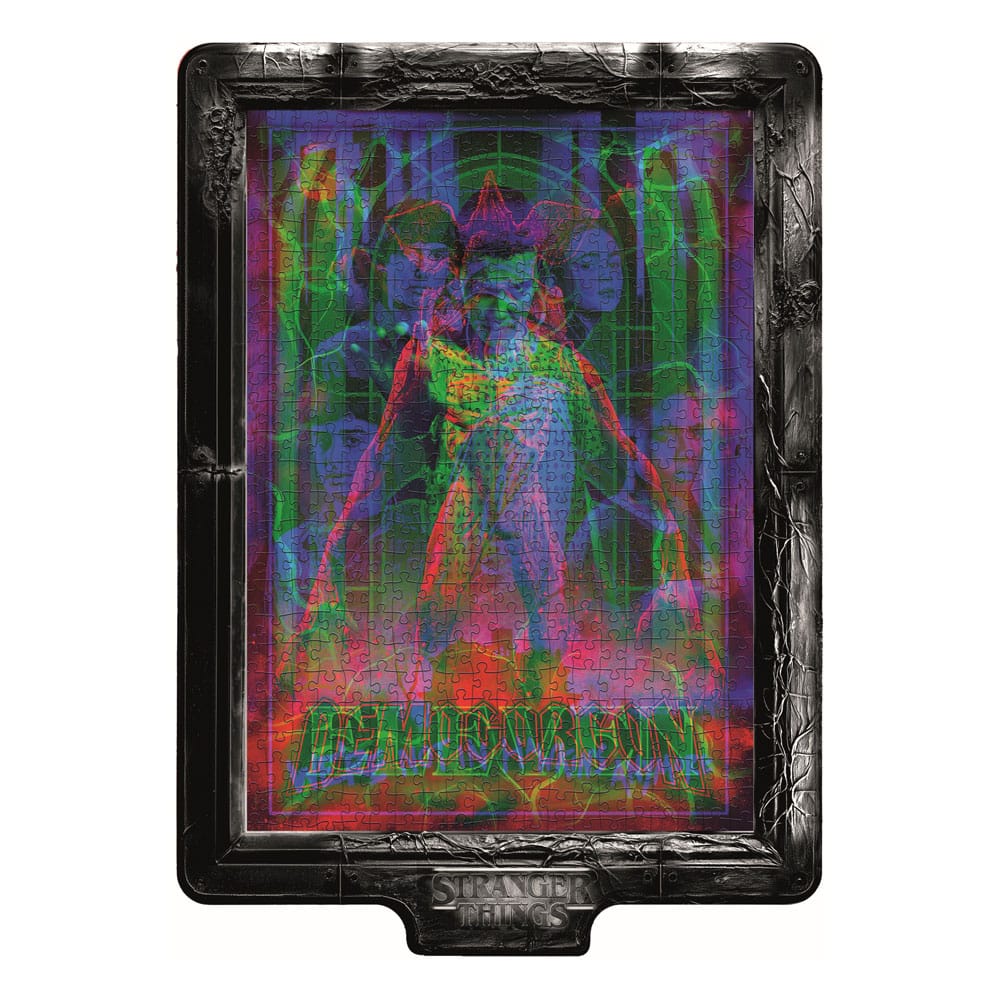 Stranger Things Metamorphic Art Collection Puzzle con efecto luminoso Demogorgon (520 piezas)