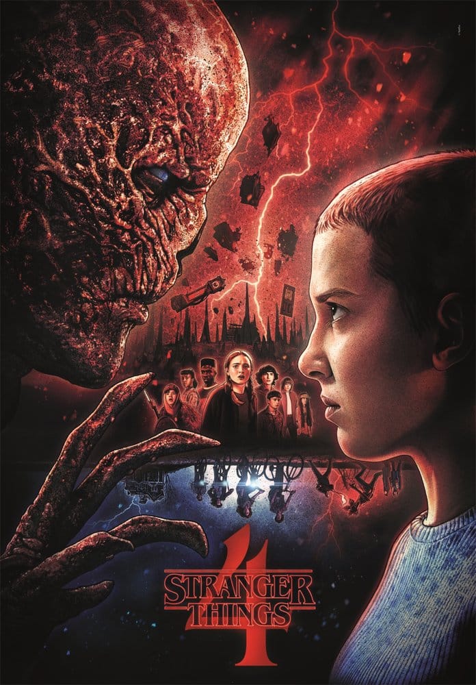 Stranger Things Puzzle Stranger Things 4 Upside Down (1000 piezas)