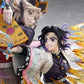 Demon Slayer: Kimetsu no Yaiba Pack de 2 Figuras PVC Shinobu Kocho & Doma 18 cm