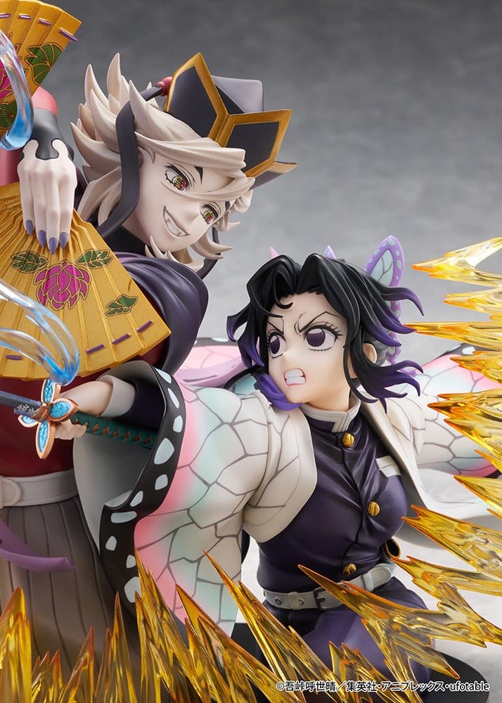 Demon Slayer: Kimetsu no Yaiba Pack de 2 Figuras PVC Shinobu Kocho & Doma 18 cm