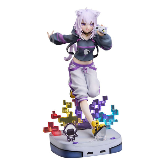 Hololive Production Statue PVC 1/7 Nekomata Okayu We Are Gamers Ver. 23 cm - Z POP Toys
