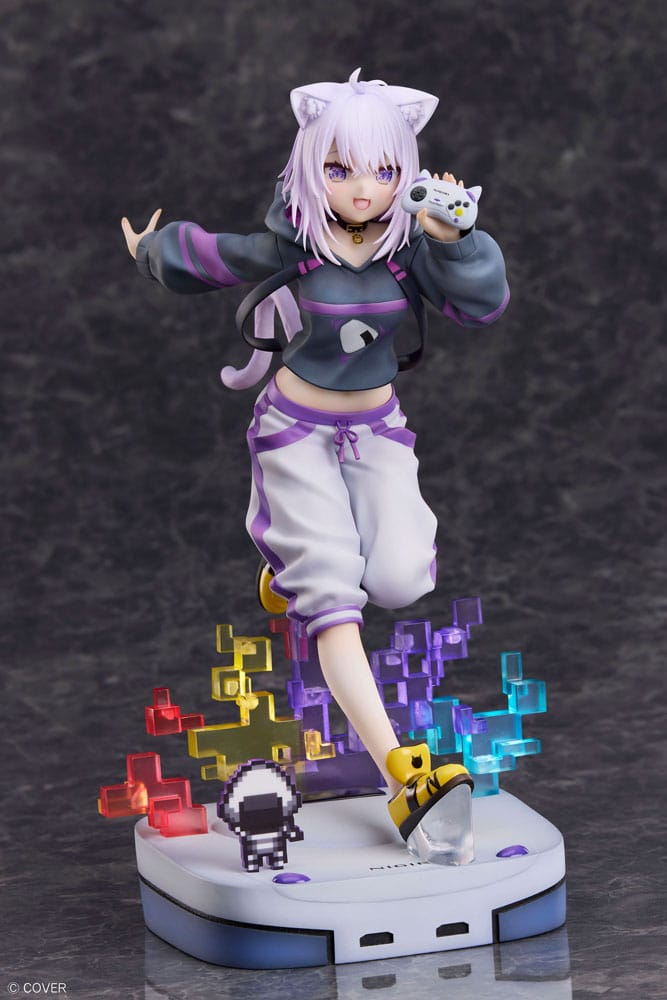 Hololive Production Statue PVC 1/7 Nekomata Okayu We Are Gamers Ver. 23 cm - Z POP Toys