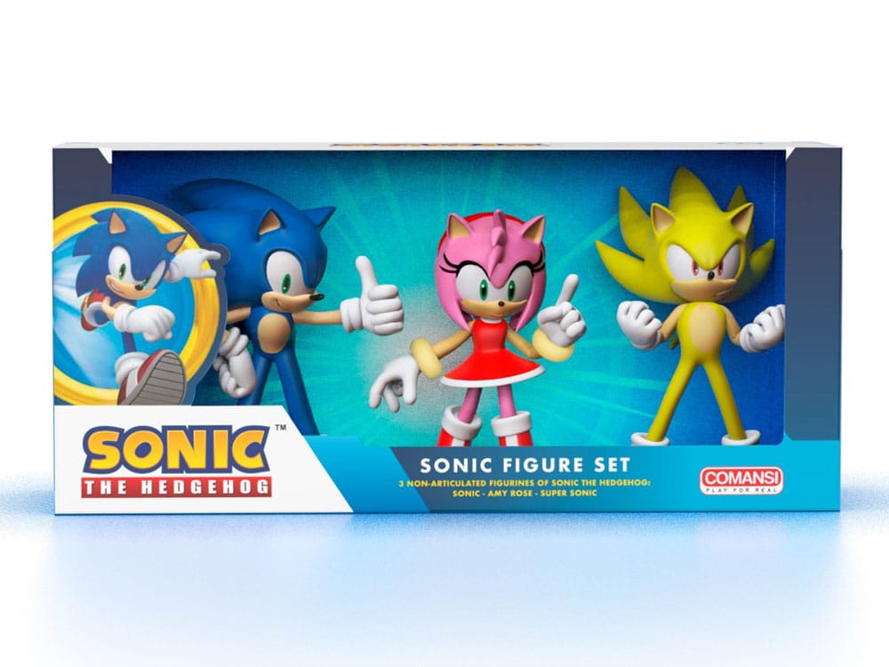Sonic the Hedgehog Caja de regalo de Minifiguras (3)
