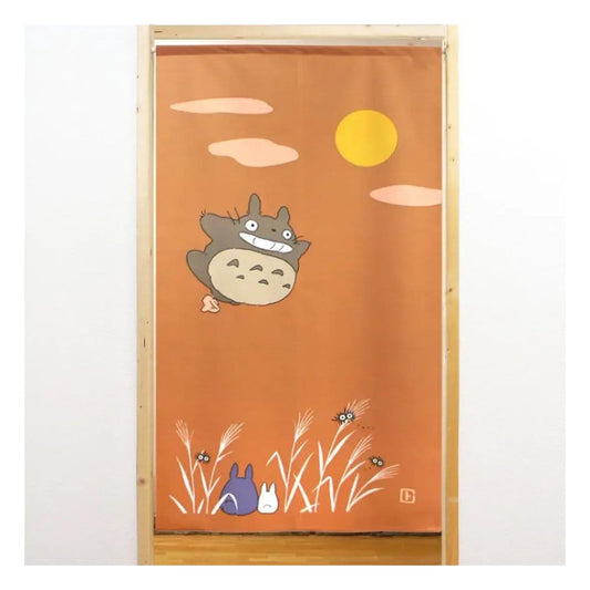 Mi vecino Totoro Cortinas Noren Together under the moon