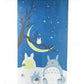 Mi vecino Totoro Cortinas Noren Totoro & snowman