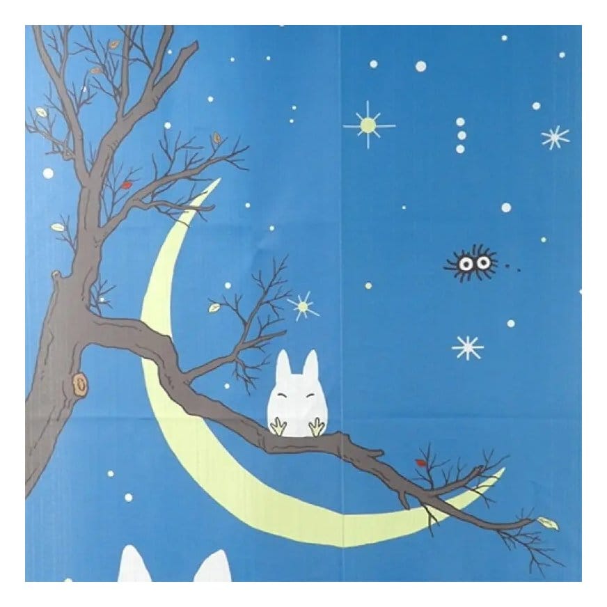Mi vecino Totoro Cortinas Noren Totoro & snowman