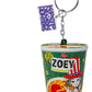 Las guerreras K-pop Llavero Squishy Zoey Hamburger Noodles