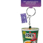 Las guerreras K-pop Llavero Squishy Zoey Hamburger Noodles