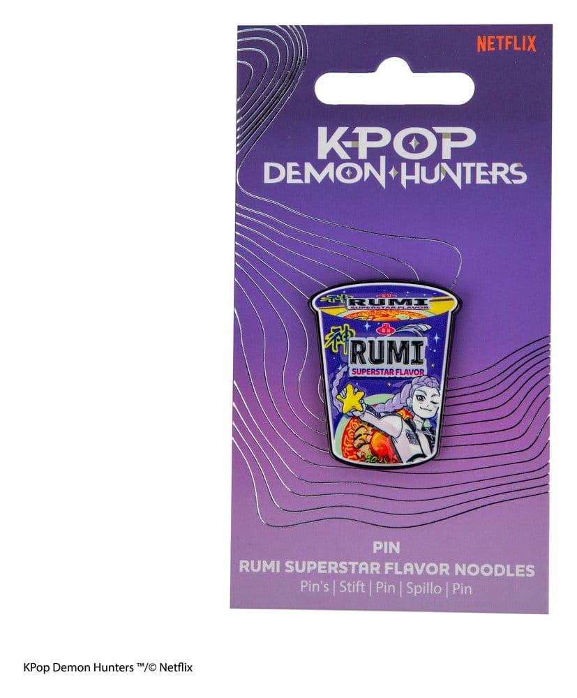 Las guerreras K-pop Pin Rumi Superstar Flavor Noodles