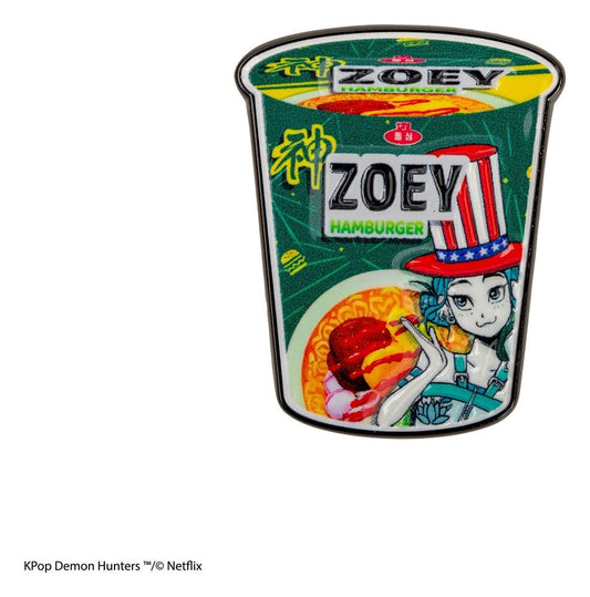 Las guerreras K-pop Pin Zoey Hamburger Noodles