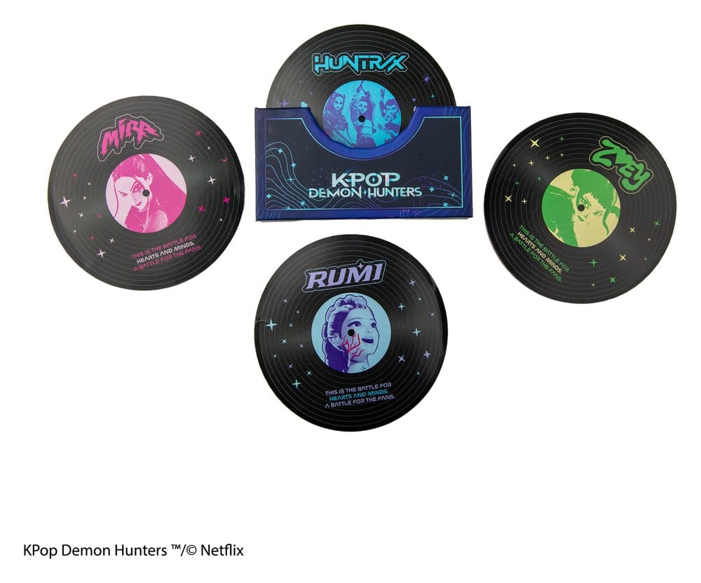 Las guerreras K-pop Juego de 4 Posavasos Hunters & Demons Soundtrack