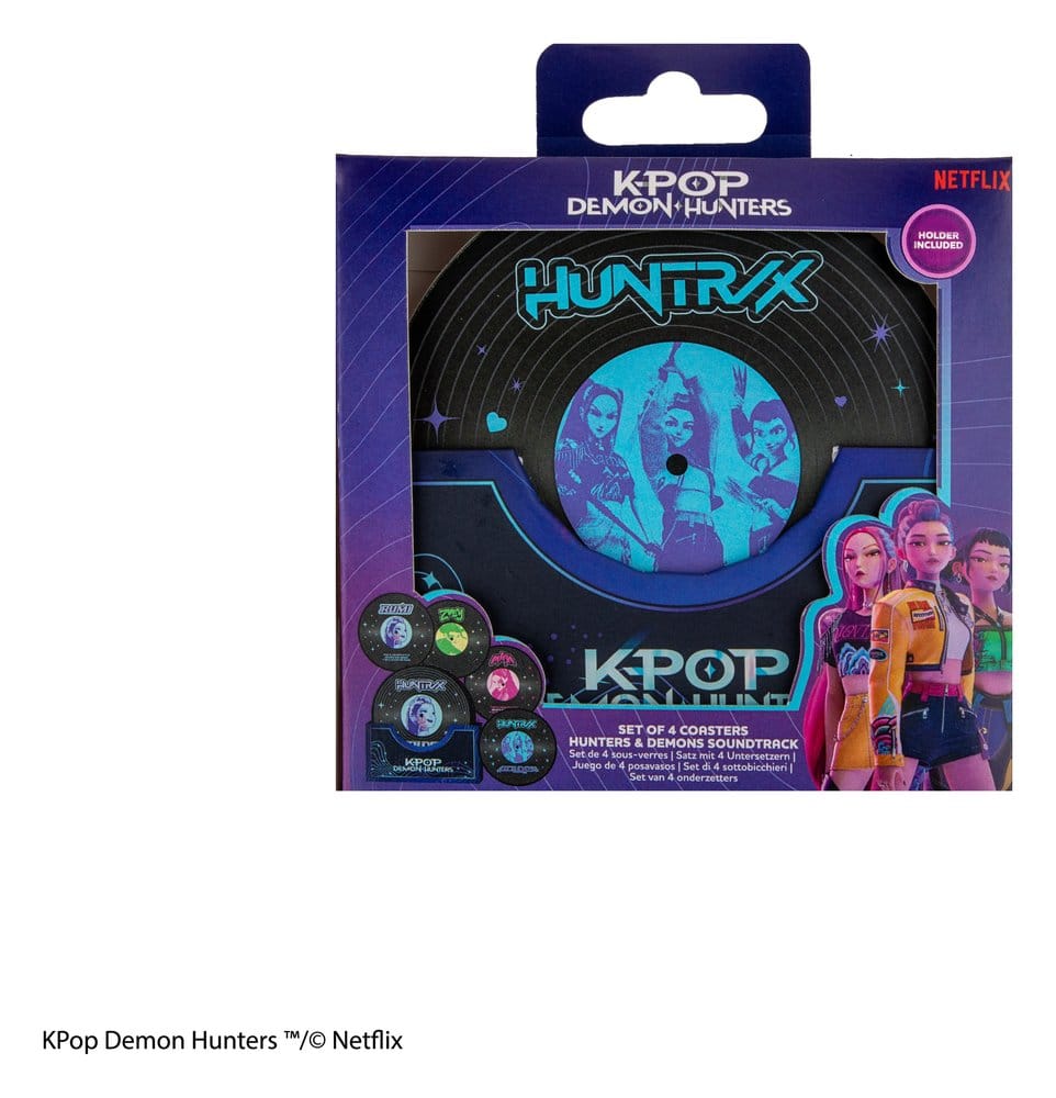 Las guerreras K-pop Juego de 4 Posavasos Hunters & Demons Soundtrack