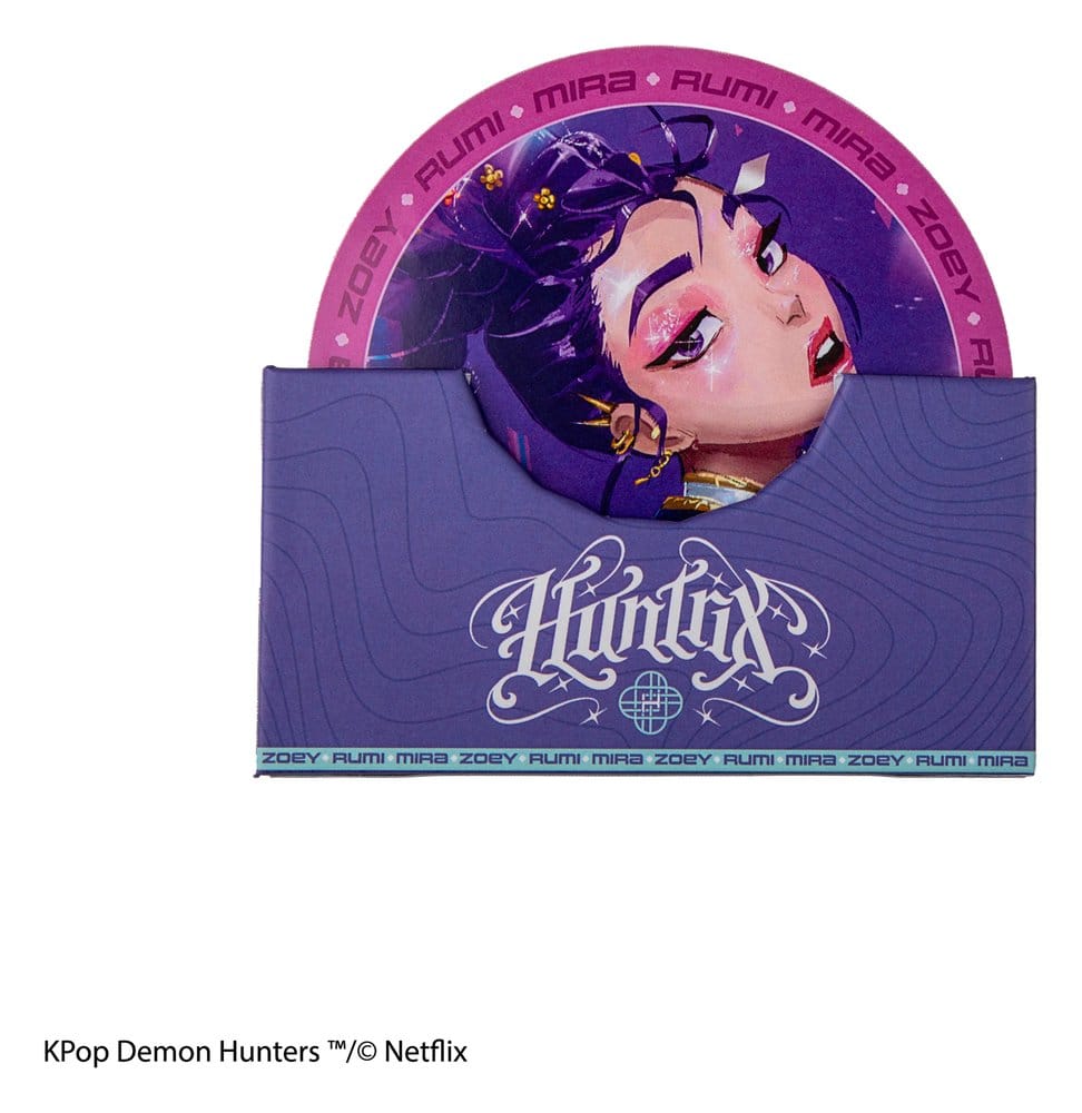 Las guerreras K-pop Juego de 4 Posavasos HUNTR/X