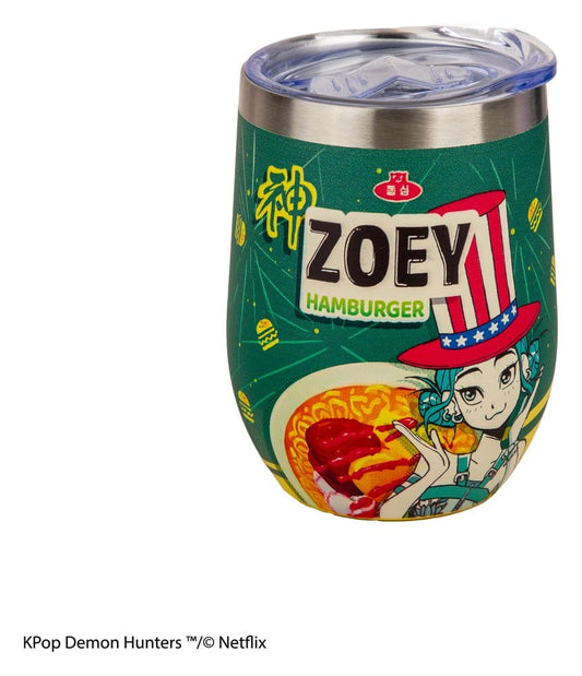 Las guerreras K-pop Taza de Viaje Zoey Hamburger