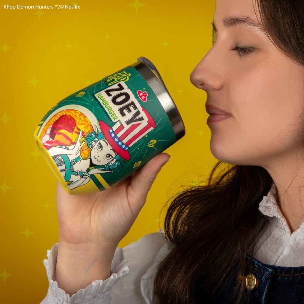 Las guerreras K-pop Taza de Viaje Zoey Hamburger