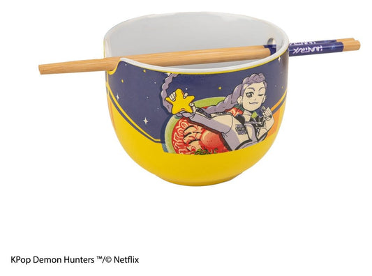 Las guerreras K-pop Bol de Ramen con Palillos Rumi Superstar Flavor