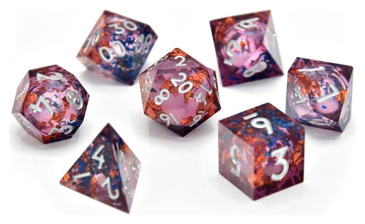 CritStones Liquid Core Pack de Dados Fey Mist (7)