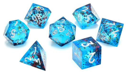CritStones Liquid Core Pack de Dados Mermaid's Maelstrom (7)