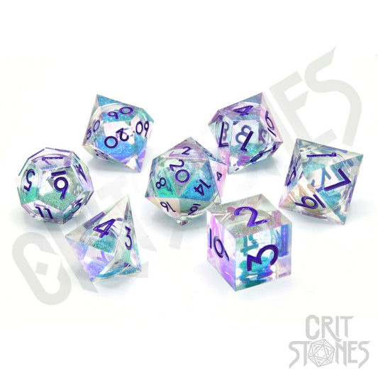 CritStones Liquid Core Pack de Dados Fantasia Fluid Electroplated  (7)