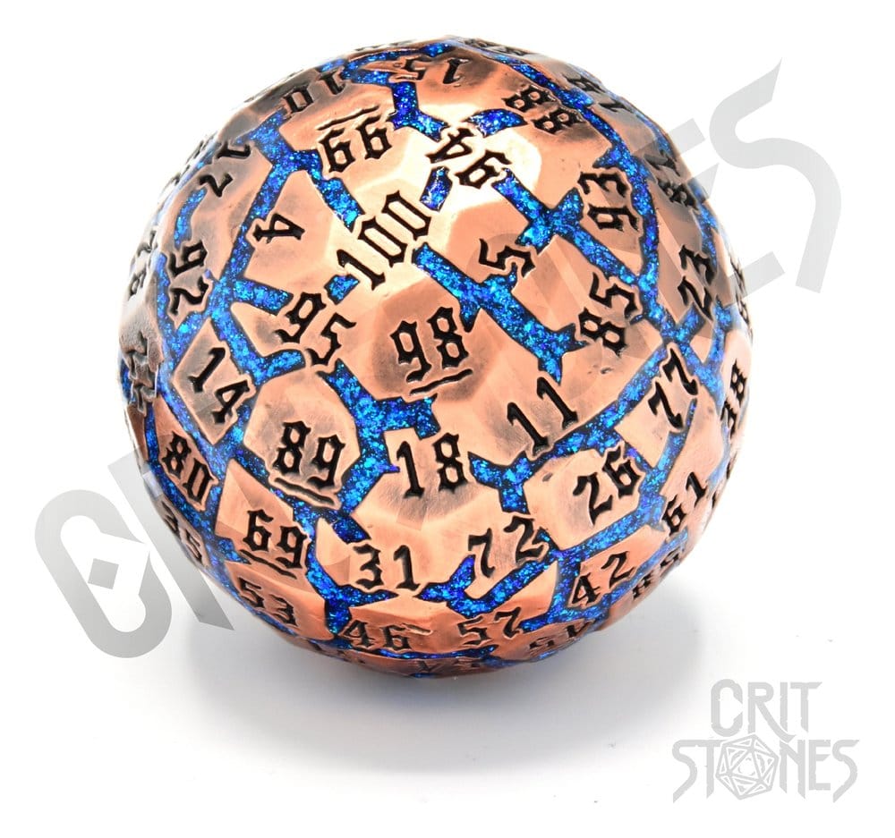 CritStones Metal dado D100 Hextech Orb