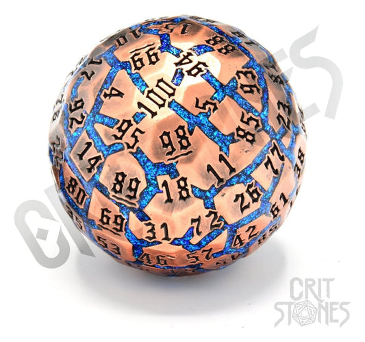 CritStones Metal dado D100 Hextech Orb