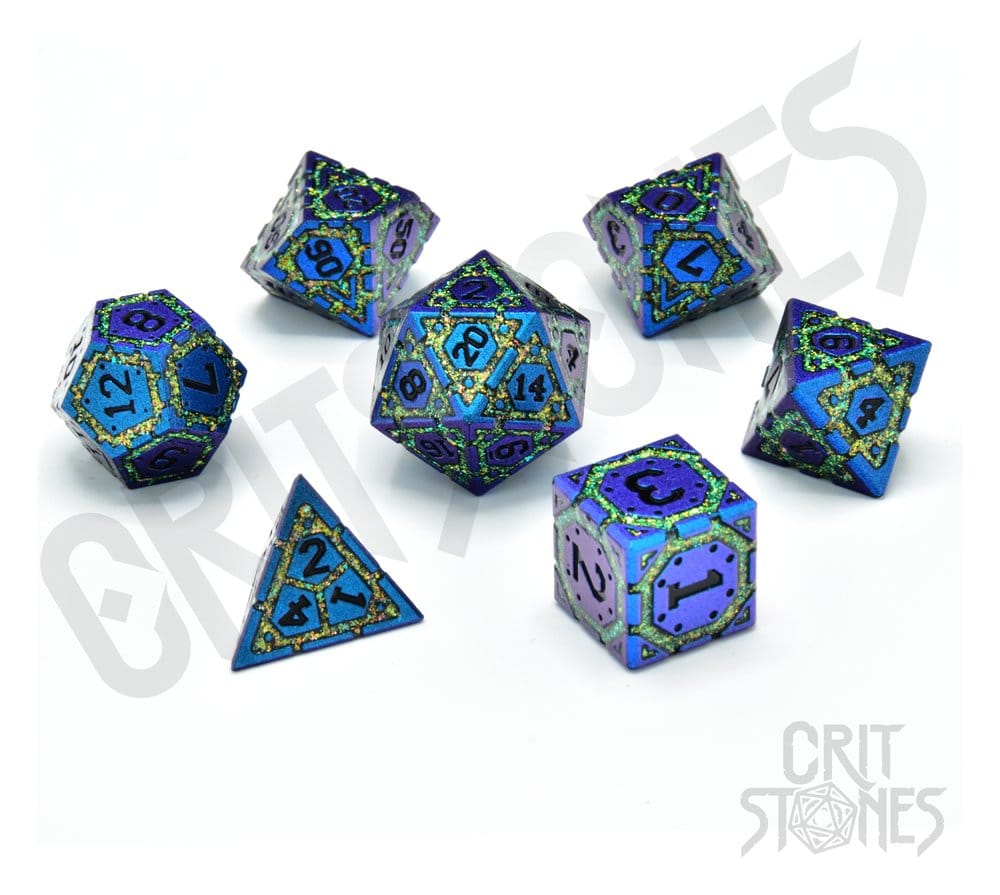 CritStones Metal Pack de Dados Twilight Grove  (7)