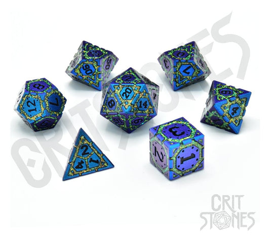 CritStones Metal Pack de Dados Twilight Grove  (7)