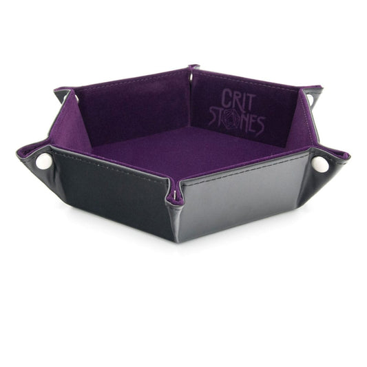 CritStones Bandeja plegable para dados Purple