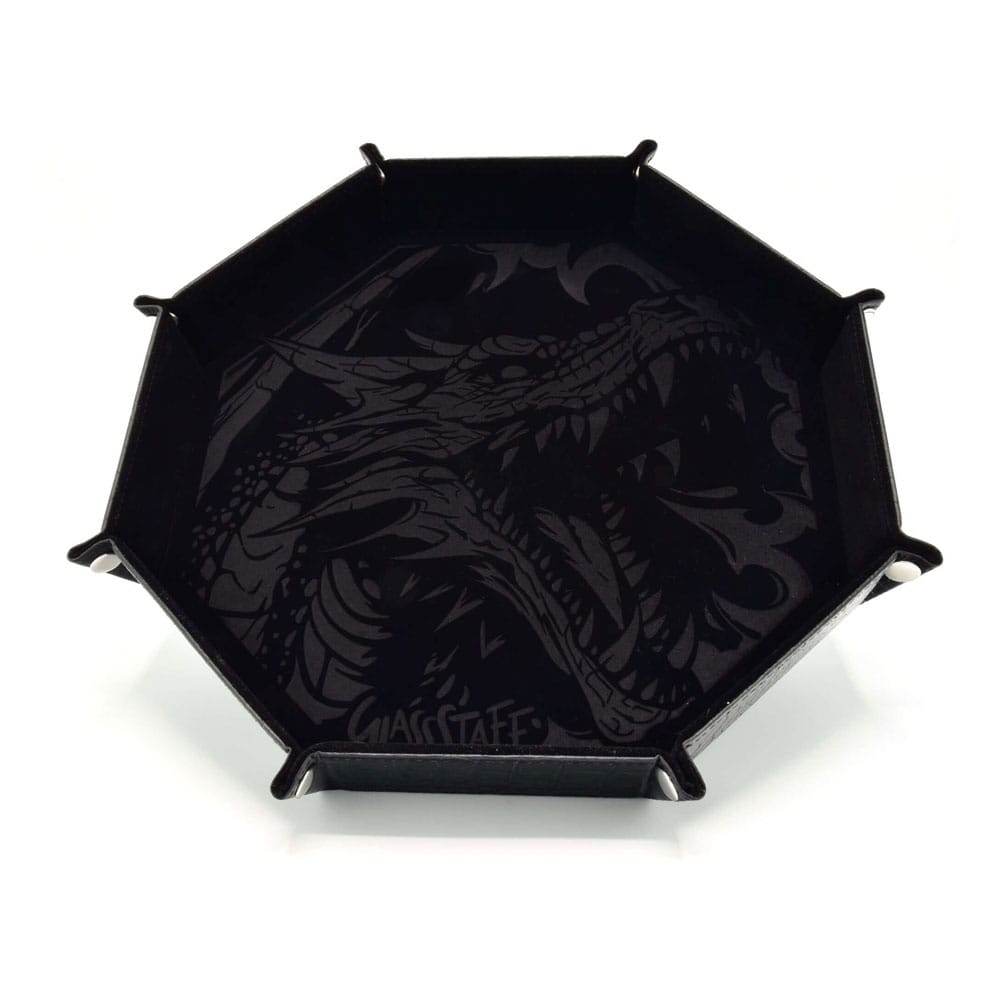 CritStones Bandeja plegable para dados Dragon Skin XL Edition Black