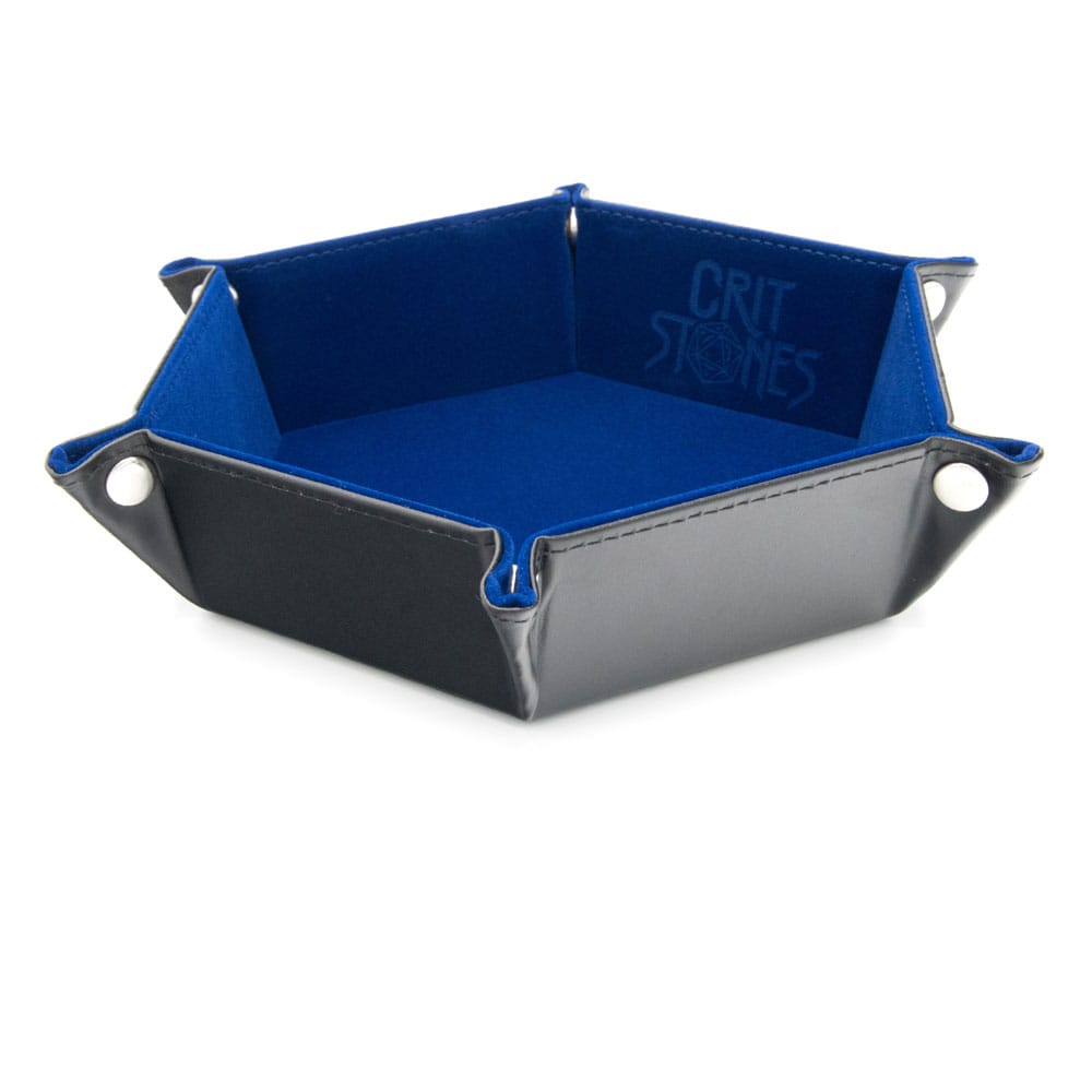 CritStones Bandeja plegable para dados Blue