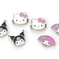 Sanrio Juego de Pendientes de Botón Hello Kitty, Kuromi y My Melody