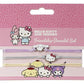 Sanrio pack de 3 Brazaletes Hello Kitty, Cinnamonroll y Pompompurin