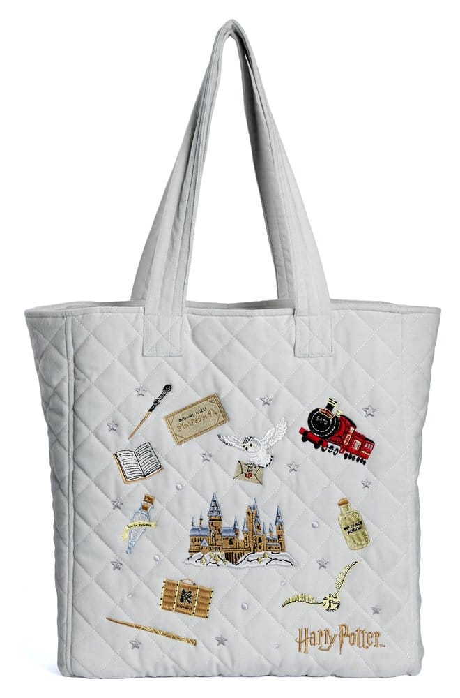Harry Potter Bolsa Iconos Bordados de Terciopelo