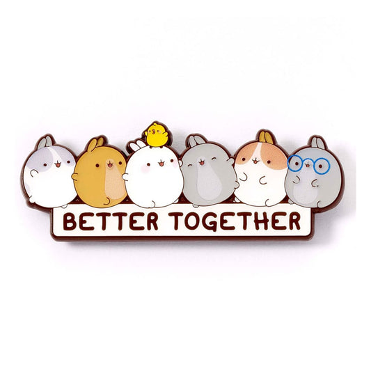 Molang Insignia con alfiler Better Together